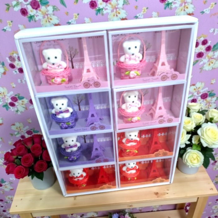 Cadou Sweet Time ursulet in cosulet si turn Eiffel [2]