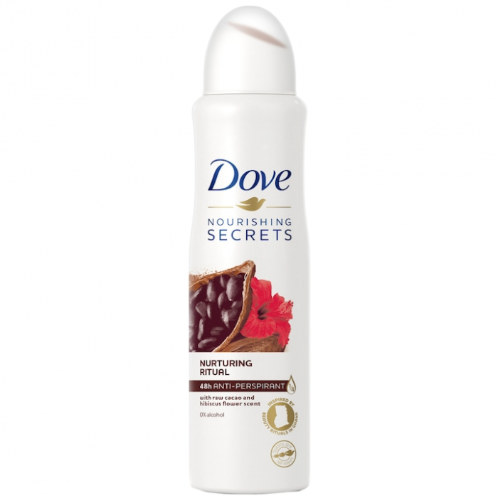 Deodorant spray Dove Nurturing Ritual Raw Cacao & Hibiscus Flower, 150ml [1]
