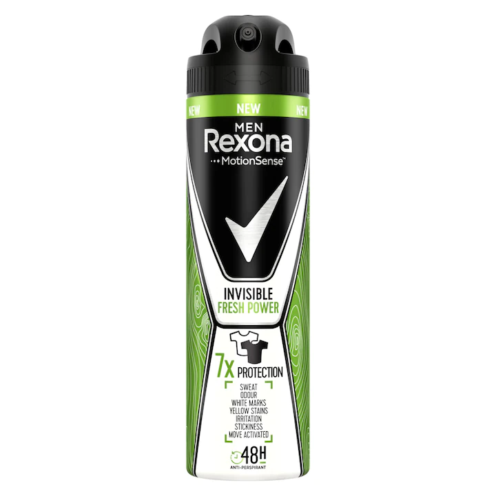 Deodorant spray Rexona Men Invisible Fresh Power, 150ml [1]
