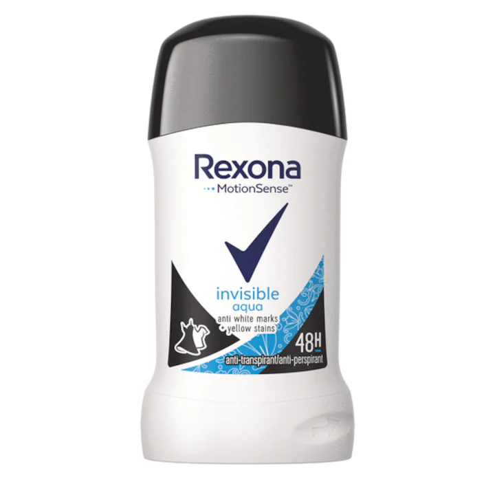 Deodorant stick Rexona Invisible Aqua, 40ml [1]
