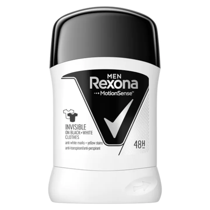 Deodorant stick Rexona Men Invisible Black & White, 50ml [1]