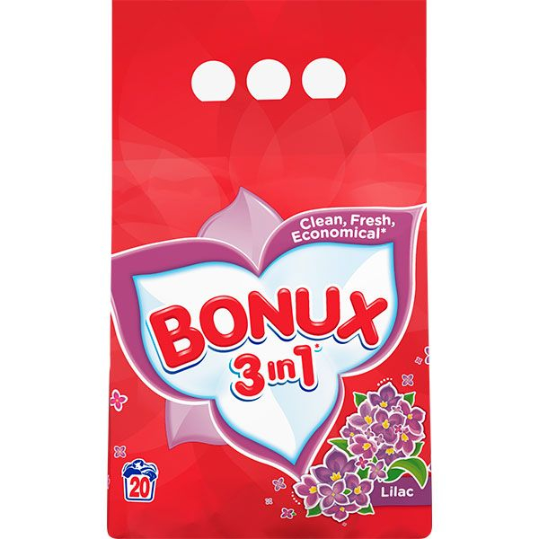 Detergent automat Bonux 3in1 Lavanda, 20 spalari, 2Kg [1]