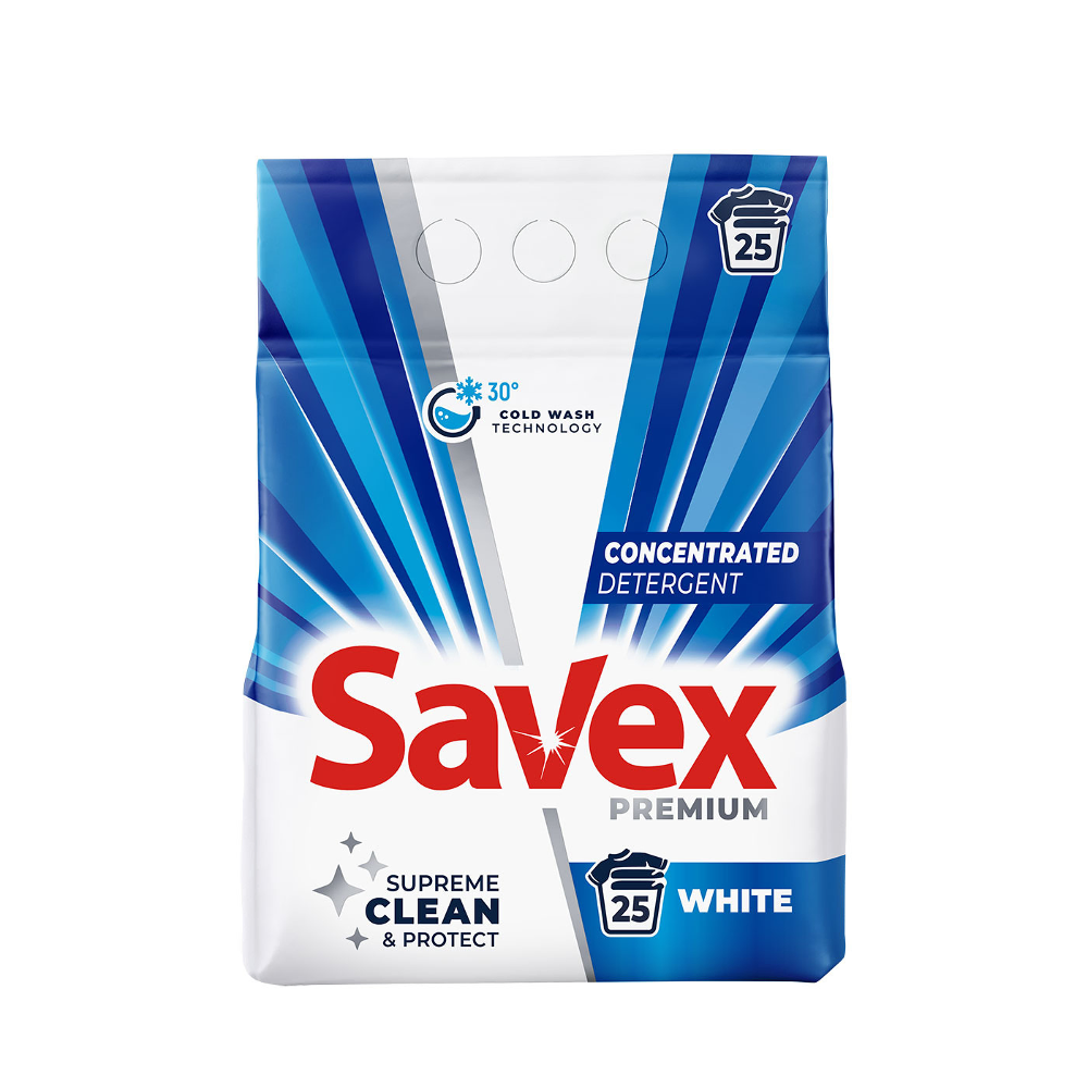 Detergent automat Savex White, 25 spalari, 2Kg [1]
