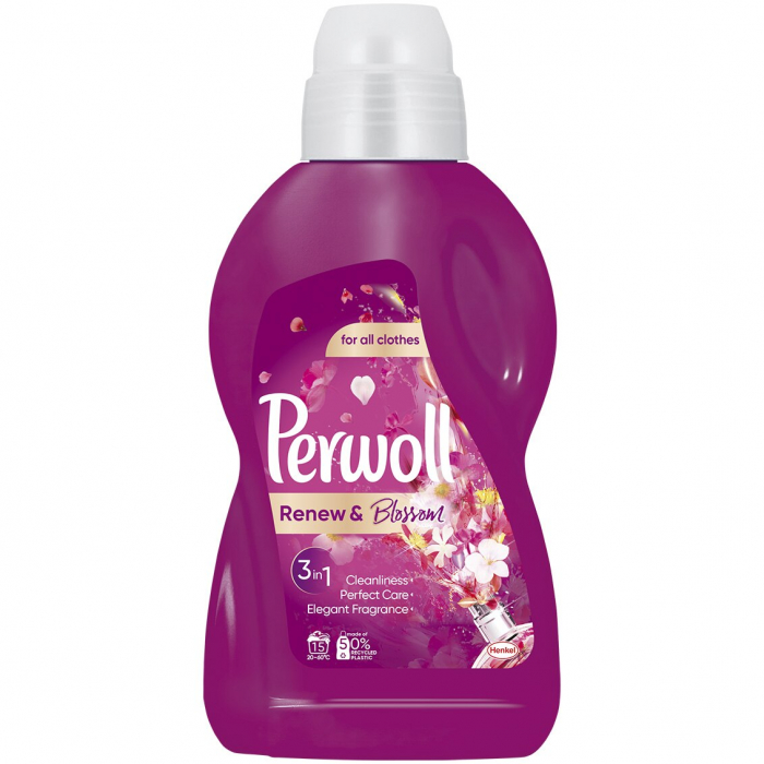 Detergent lichid Perwoll Renew & Blossom, 15 spalari, 900ml [1]