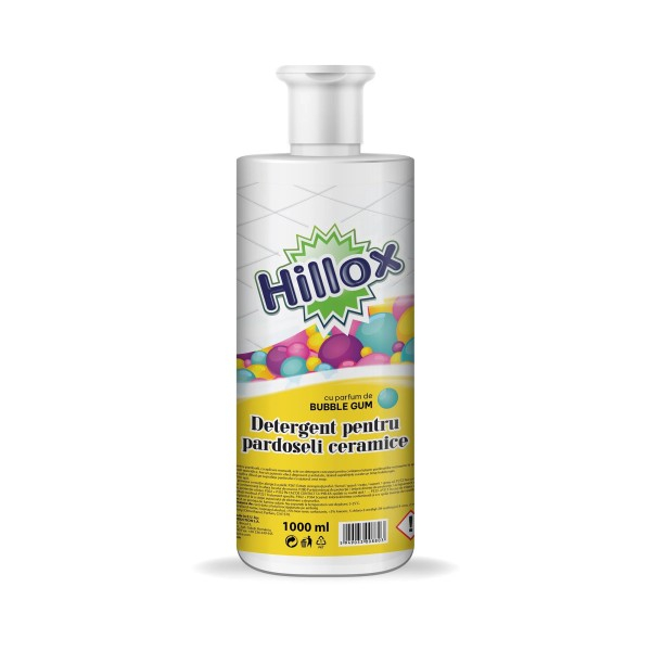 Detergent pentru pardoseli ceramice Hillox Bubble Gum, 1L [1]