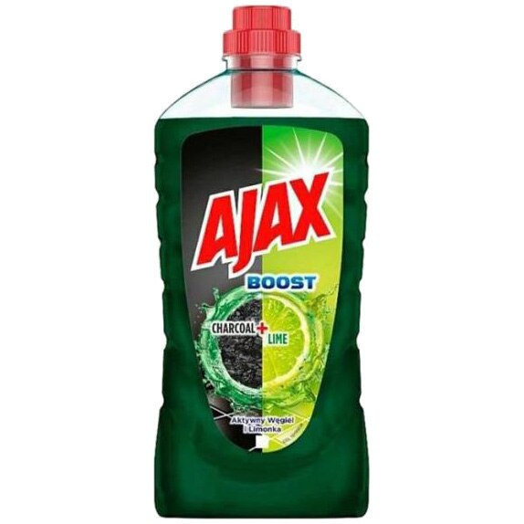 Detergent universal Ajax Boost Charcoal & Lime 1L [1]