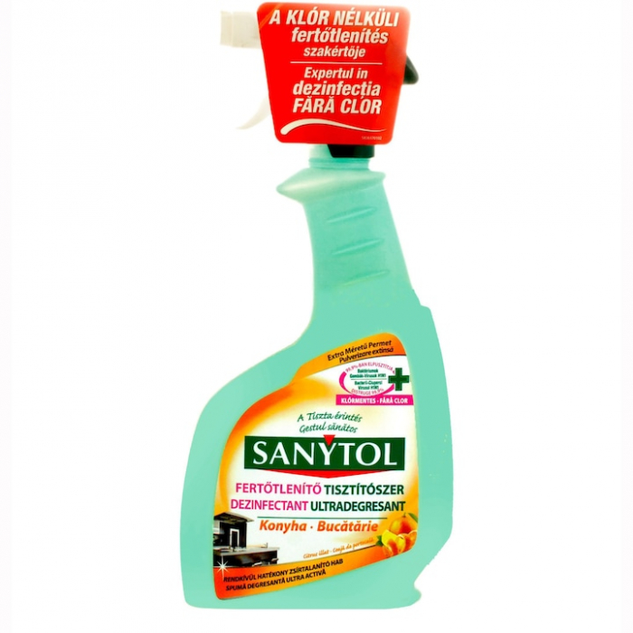 Dezinfectant ultradegresant pentru bucatarie Sanytol, 500ml [1]