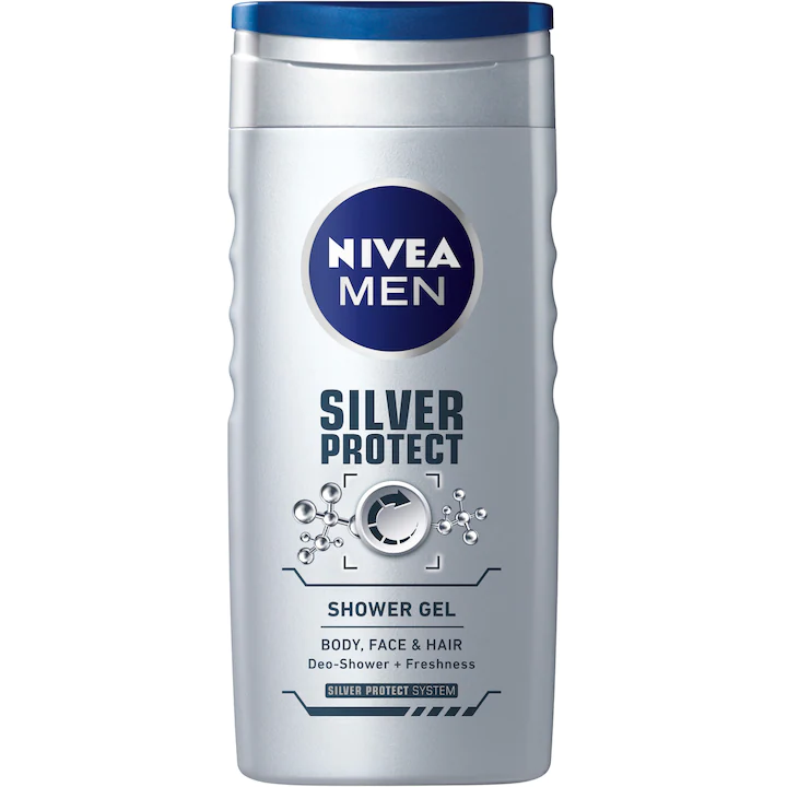 Gel de dus Nivea Men Silver Protect, 500ml [1]