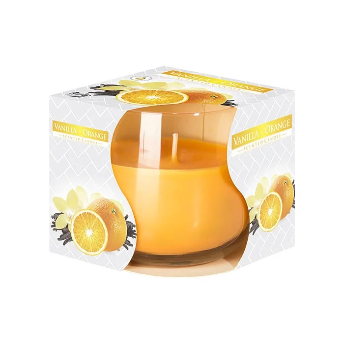 Lumanare parfumata in pahar Vanilie & Portocala [1]