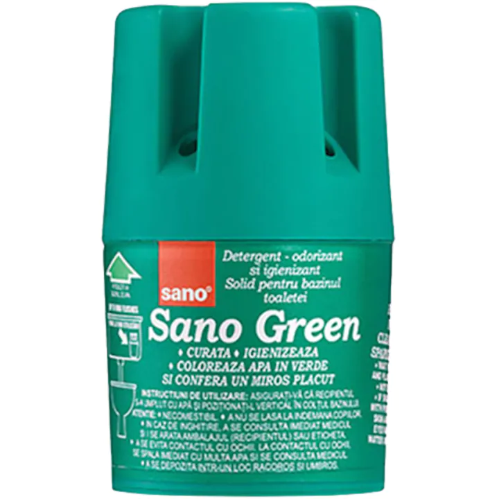 Odorizant solid pentru rezervorul toaletei Sano Verde, 150g [1]