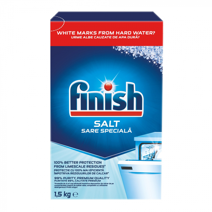 Sare speciala pentru masina de spalat vase Finish, 1.5Kg [1]