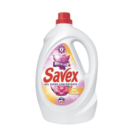 Detergent lichid Savex 2in1 Color, 60 spalari, 3.3L [1]