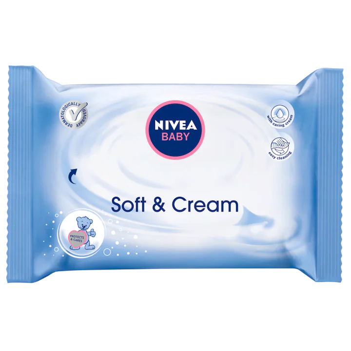 Servetele Nivea Baby Soft & Cream, 63 bucati [1]