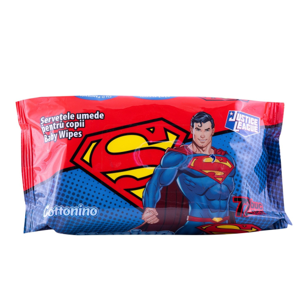 Servetele umede Cottonino, Superman, 72buc [1]