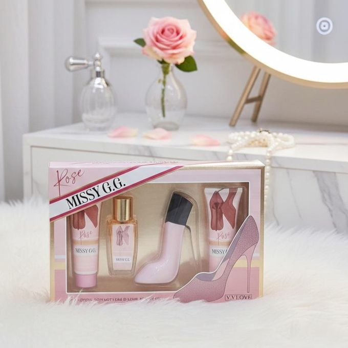 Set cadou Missy GG Rose: Lotiune de corp + Spray de corp + Apa de parfum + Gel de dus [2]