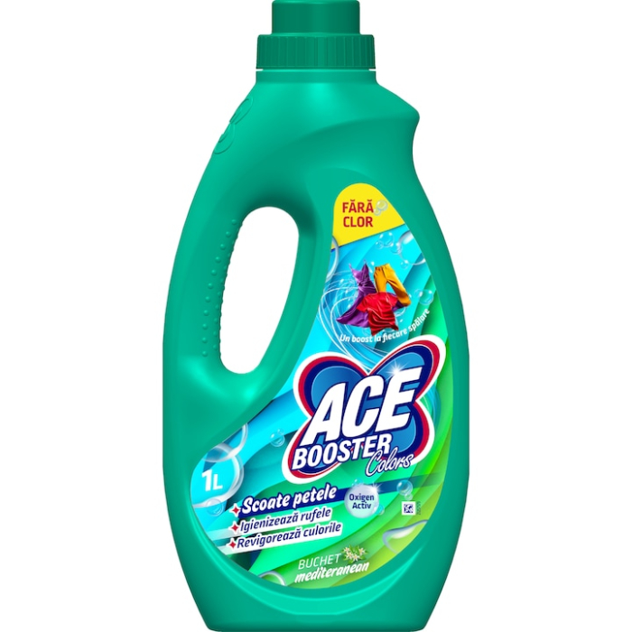 Solutie indepartare pete Ace Booster Colors, 1L [1]