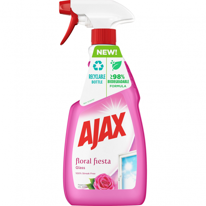 Solutie pentru curatat geamuri Ajax Pink 500ml [1]