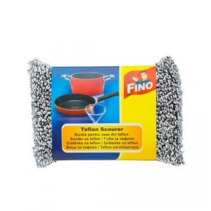 Accesorii Bucatarie - Burete pentru vase teflon Fino, 1 bucata