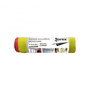 Baie & Toaleta - Lavete microfibra universale Zorex, 40x30cm, 4 bucati
