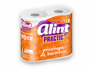 Prosoape de Hartie & Servetele - Prosop de hartie pentru bucatarie Alint Practic, 2 role, 2 straturi