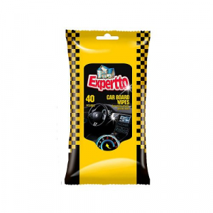 Odorizant - Servetele umede pentru bord Expertto Auto, 40buc
