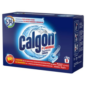 Anticalcar & Igienizante - Tablete anticalcar Calgon 3in1 Powerball 8 bucati