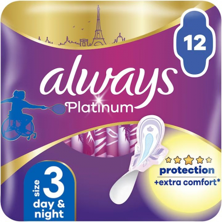 Ingrijire Corp - Absorbante Always Platinum Night, M3, 12 bucati