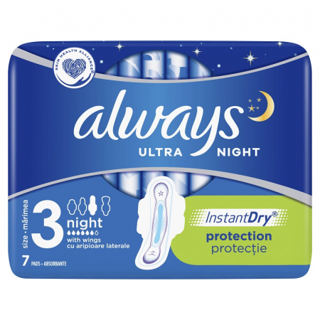 Igiena Intima - Absorbante Always Ultra Night, M3, 7 bucati