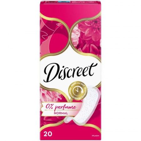 Igiena Intima - Absorbante Discreet fara Parfum Normal, 20 bucati