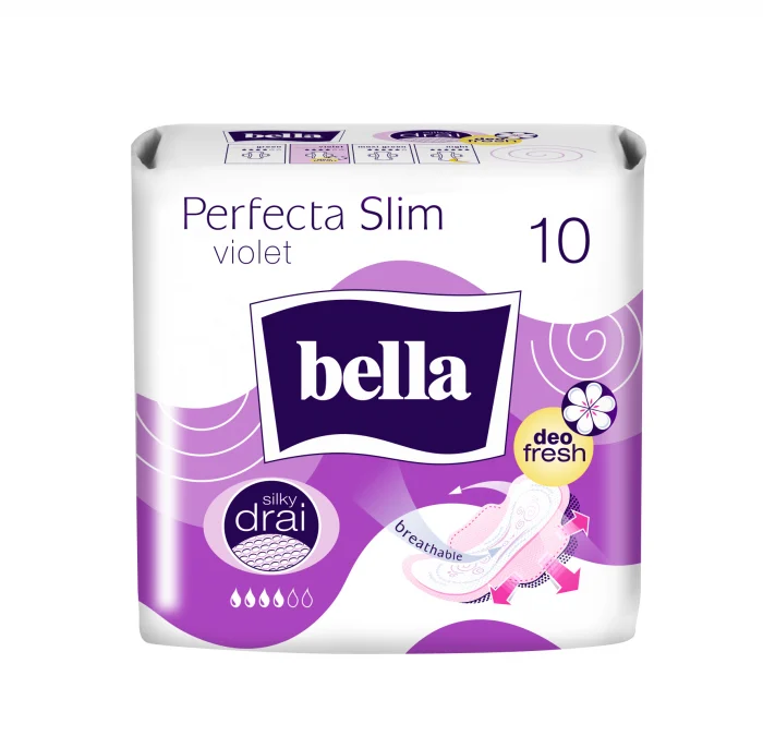 Igiena Intima - Absorbante Bella Perfecta Violet, 10 bucati
