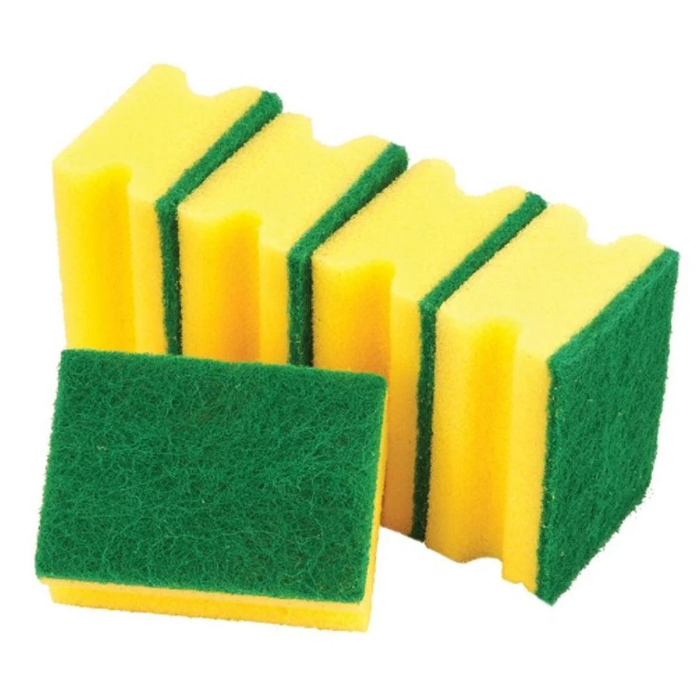 Accesorii Bucatarie - Burete pentru vase canelat Garden, 5 bucati