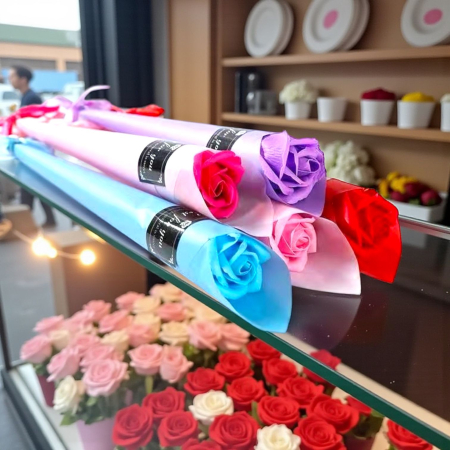 Set Cadou - Cadou trandafir din sapun 37x5cm