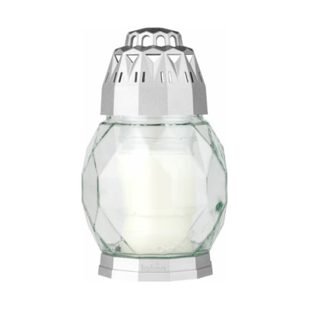 Lumanari & Candele - Candela din sticla Bolsius 2D Diamant Alb