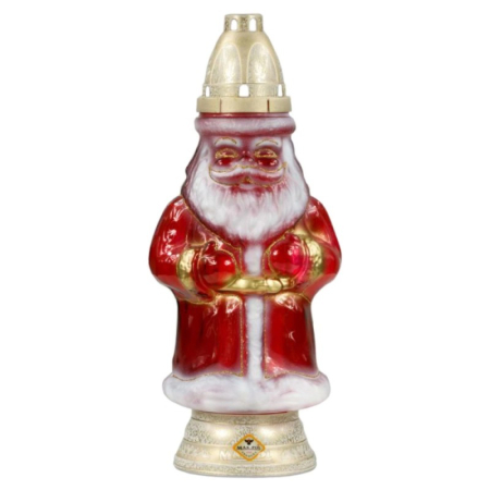 Lumanari & Candele - Candela din sticla mare Mos Craciun