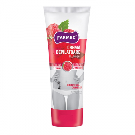 Crema - Crema depilatoare Farmec TEENager Zmeura, 150ml