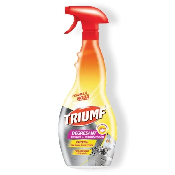 Degresant - Degresant spuma pentru bucatarie Triumf cu bicarbonat, 500ml