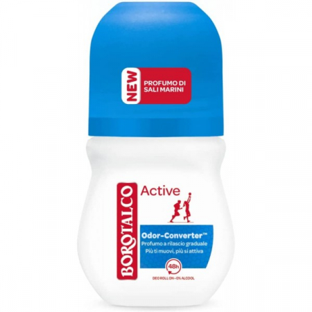 Roll-On - Deodorant Roll-On Borotalco Active, 50ml