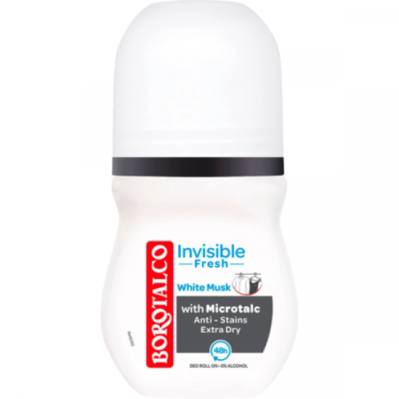 Roll-On - Deodorant Roll-On Borotalco Invisible Fresh, 50ml