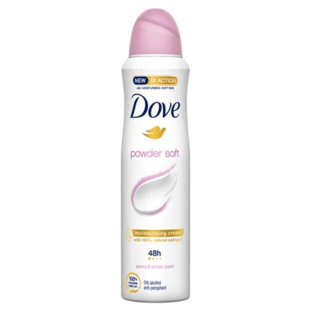 Spray - Deodorant spray Dove Powder Soft, 150ml