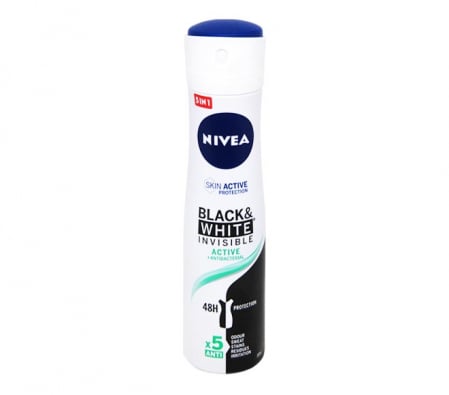 Spray - Deodorant spray Nivea Invisible Black & White Active, 150ml