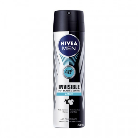 Deodorante - Deodorant spray Nivea Men Black & White Active, 200ml