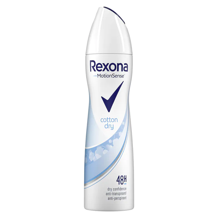 Ingrijire Personala - Deodorant spray Rexona Cotton Dry, 150ml