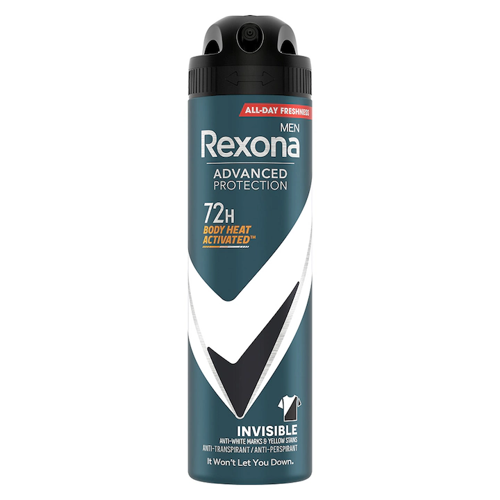 Ingrijire Personala - Deodorant spray Rexona Men Advanced Protection Invisible Black & White, 150ml