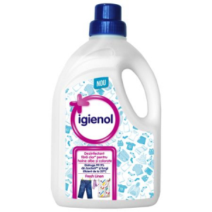 Detergent Rufe Lichid - Dezinfectant lichid pentru haine Igienol Fresh Linen 1.5L