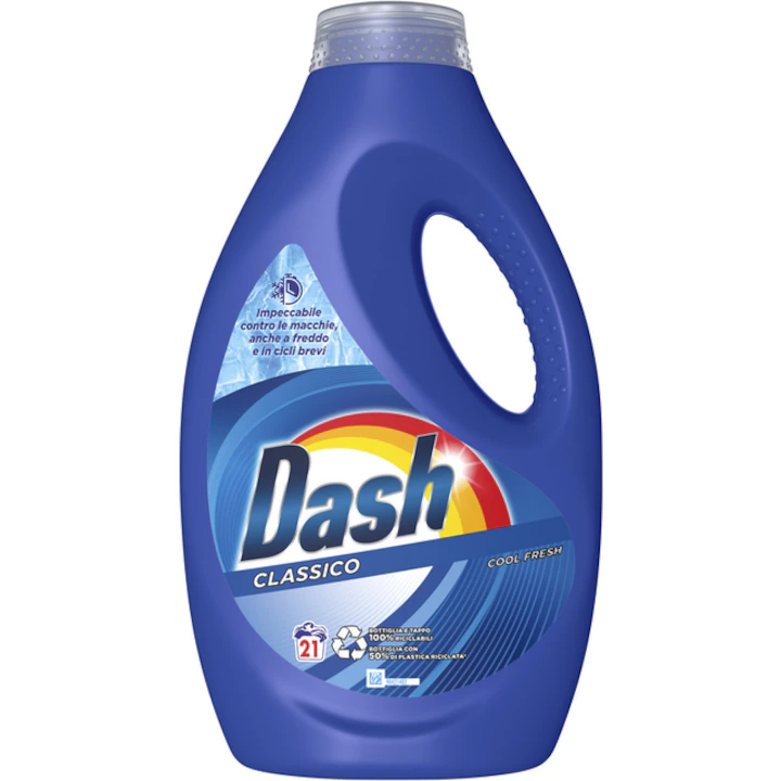 Detergent Rufe Lichid - Detergent rufe lichid Dash Clasic, 21 spalari, 1050ml