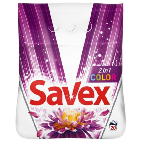 Produse Curatenie - Detergent automat Savex 2in1 Orhidee Color, 20 spalari, 2Kg
