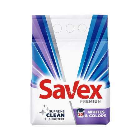 Produse Curatenie - Detergent automat Savex White & Colors, 20 spalari, 2Kg