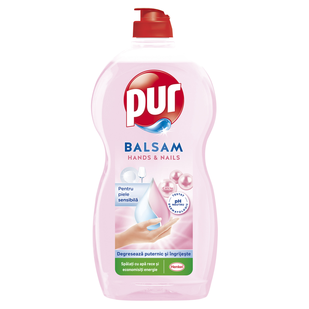 Produse Curatenie - Detergent de vase Pur Balsam Hands & Nails, 1L
