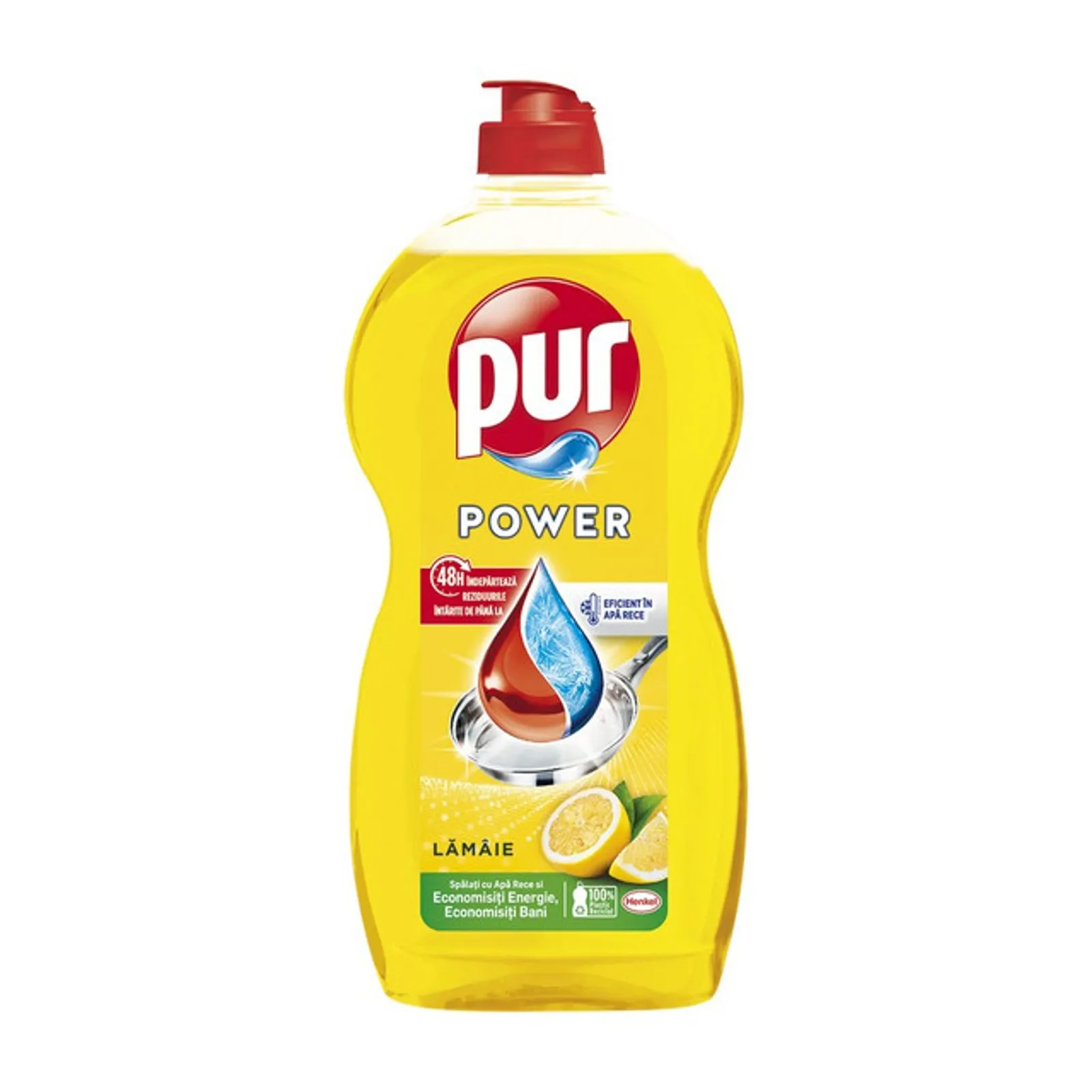 Produse Curatenie - Detergent de vase Pur Power Lemon, 1.2L