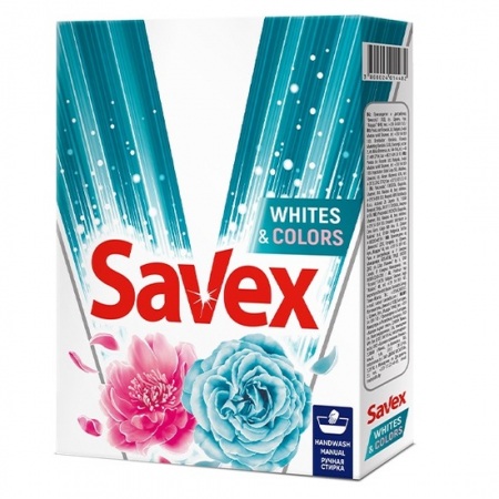 Produse Curatenie - Detergent manual Savex White & Colors, 400g